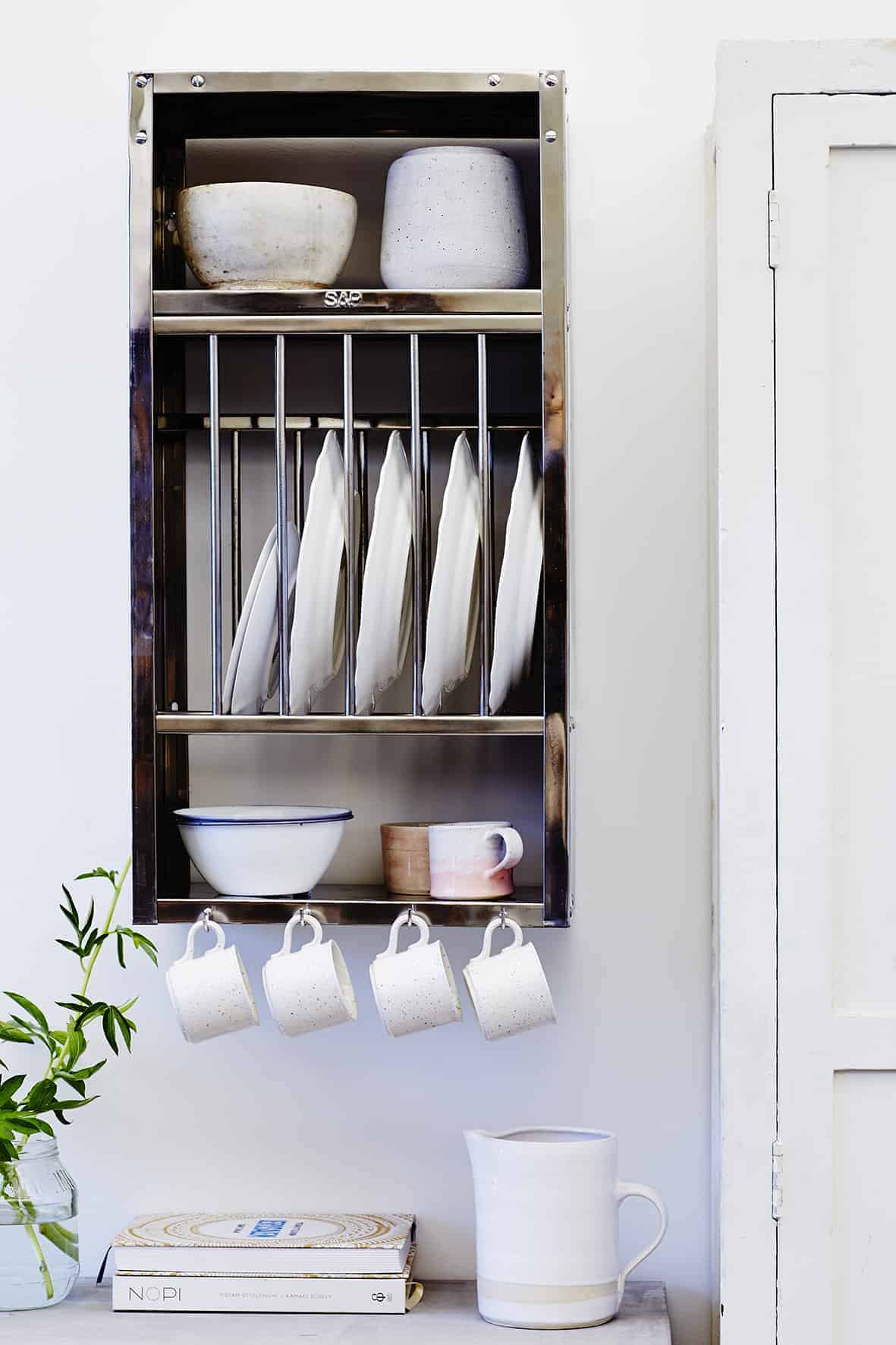 The William handmade plate rack storage available in your chosen f&b colour