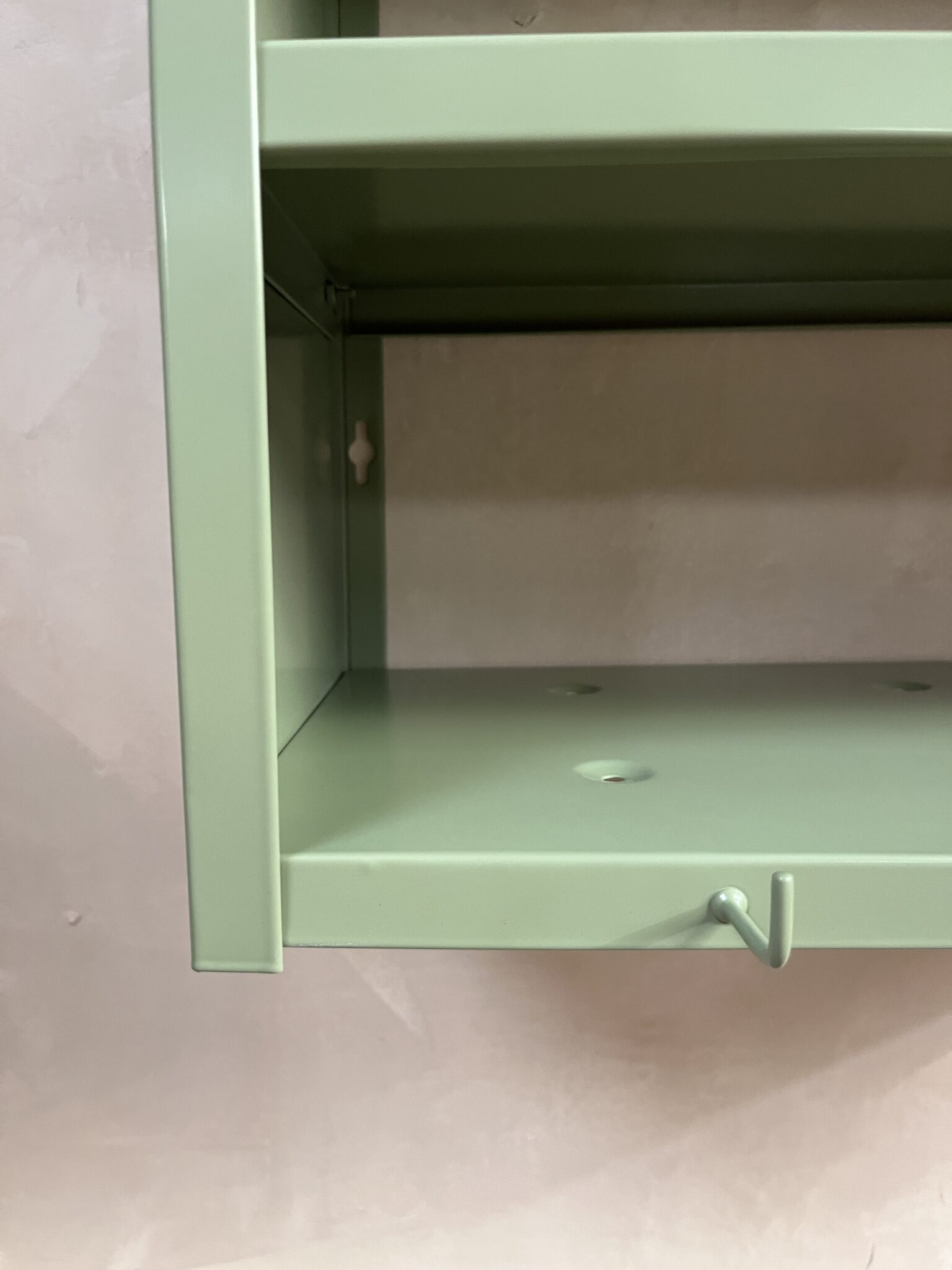 IMG_6641 Green Middle Shelf with cup hooks